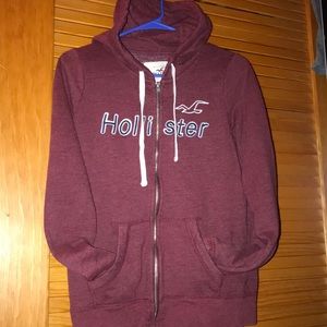 Medium woman’s Hollister zip up hoodie